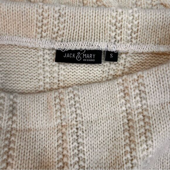 Jack & Mary Designs Upcycled Bun Warmer Wool Cable Knit Skirt S - Picture 10 of 10
